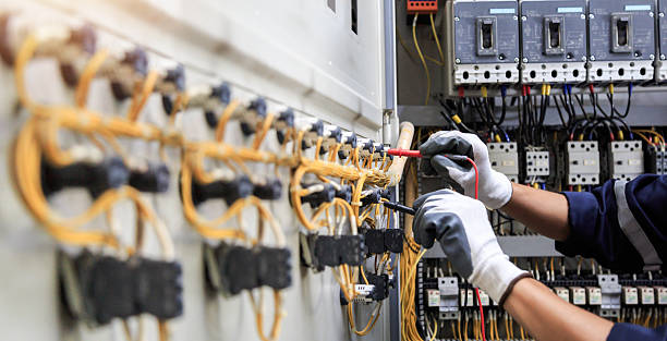 Professional Electrician technician working in Stafford, TX